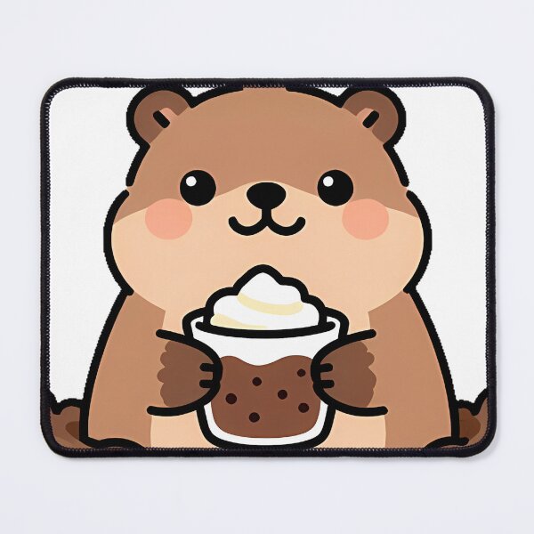 Item preview, Groundhog Chocolate Pudding Icon designed and sold by pumsquare.