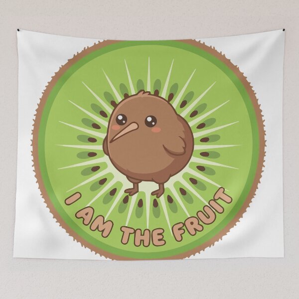 Item preview, Kawaii Kiwi Bird I Am The Fruit Funny Pun designed and sold by Arc2020.