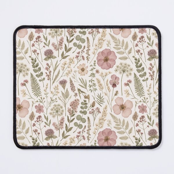 Item preview, Pressed Wildflower Meadow Botanical Seamless Pattern Dusty Rose designed and sold by StickyGuys.
