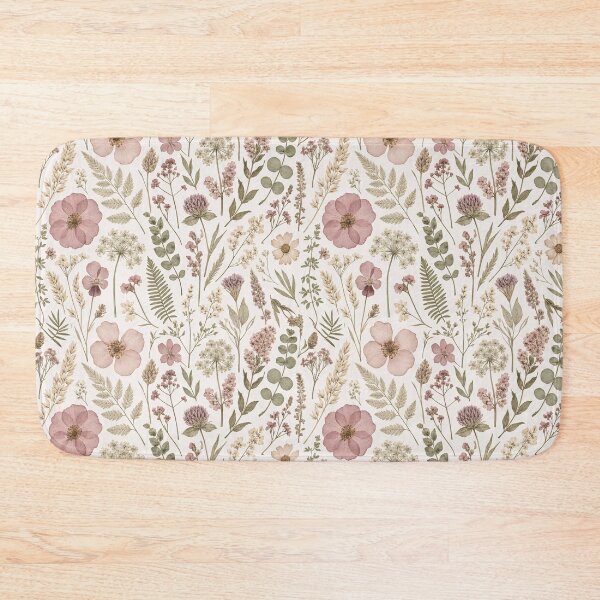 Item preview, Pressed Wildflower Meadow Botanical Seamless Pattern Dusty Rose designed and sold by StickyGuys.