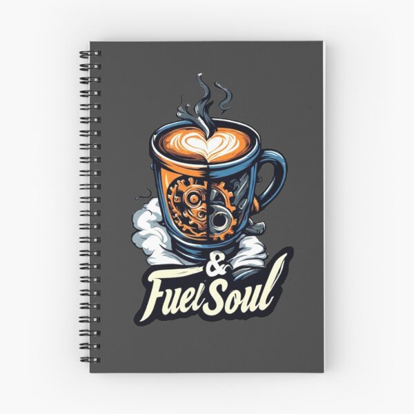 Item preview, Fuel & Soul Steampunk Coffee Mug Heart Latte Barista Art 02 designed and sold by Shift-Bloom.