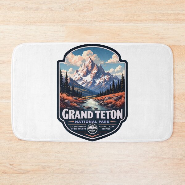 Item preview, Grand Teton National Park Travel Landscape designed and sold by FrontierCosmic.