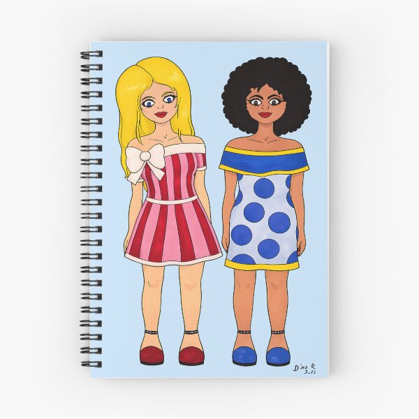 Artikelvorschau, Zwei Mädchen entworfen und verkauft von Dina R. Art.
