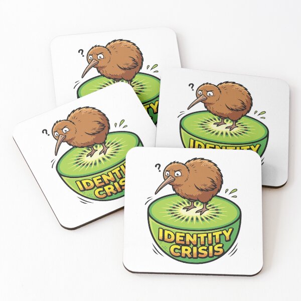 Item preview, Identity Crisis Kiwi Bird Comic Pop Art Funny Pun designed and sold by Arc2020.