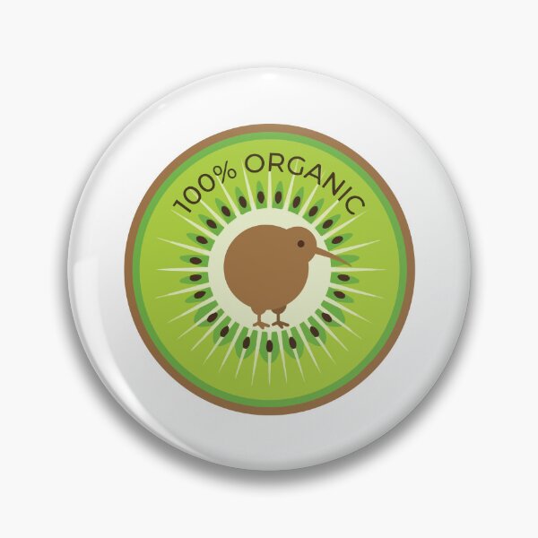 Item preview, Organic Kiwi Bird Minimalist Fruit Slice Pun designed and sold by Arc2020.