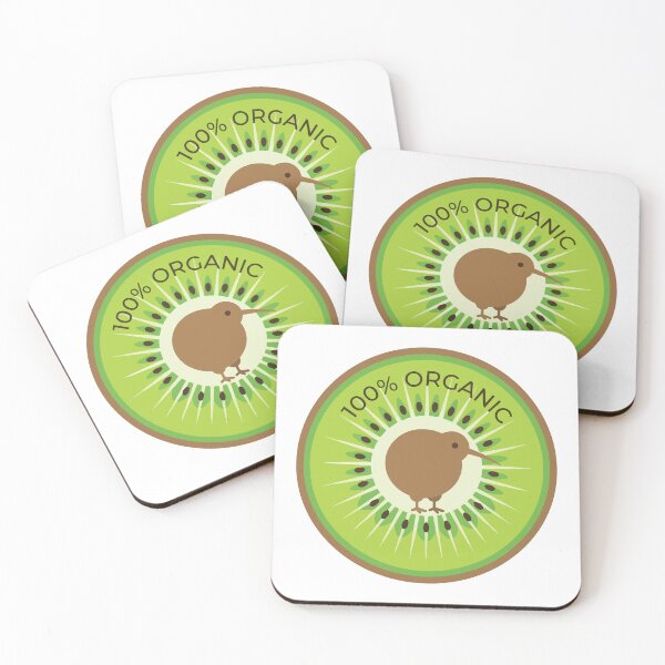 Item preview, Organic Kiwi Bird Minimalist Fruit Slice Pun designed and sold by Arc2020.