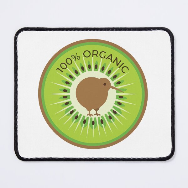 Item preview, Organic Kiwi Bird Minimalist Fruit Slice Pun designed and sold by Arc2020.