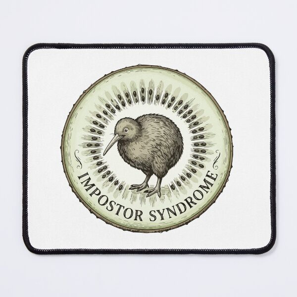 Item preview, Impostor Syndrome Kiwi Bird Vintage Botanical Art designed and sold by Arc2020.