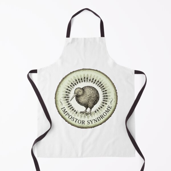 Item preview, Impostor Syndrome Kiwi Bird Vintage Botanical Art designed and sold by Arc2020.