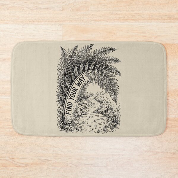 Item preview, Fern Shadow Path - Back To Nature designed and sold by bapupa.