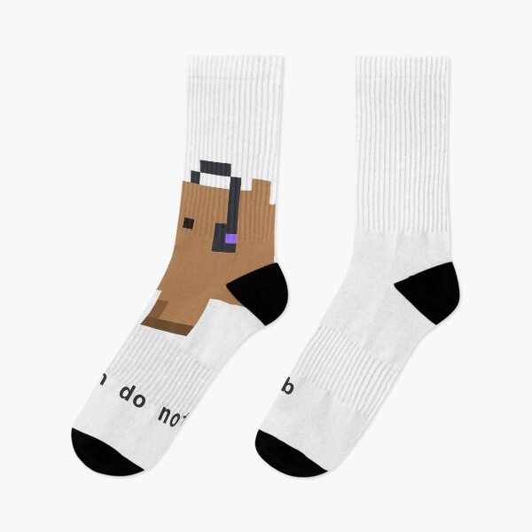 Aperçu de l'œuvre Pixel Capybara en mode Ne pas déranger – Ambiance 8-bit créée et vendue par Kayam Store.