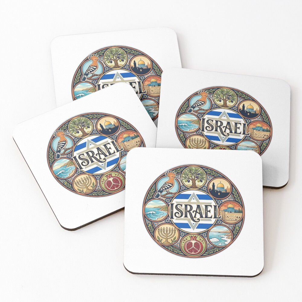 Item preview, Coasters (Set of 4) designed and sold by FunFitsFactory.