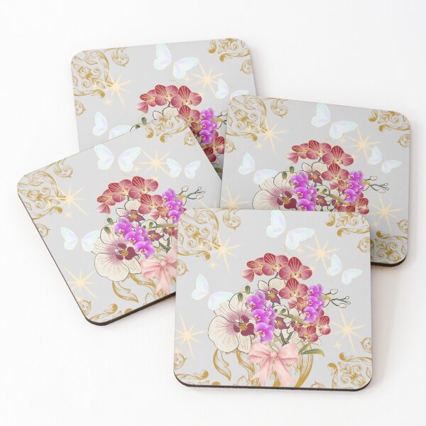 Item preview, Fantasy Orchid Bouquet Butterfly Sparkle Design designed and sold by Extremeallie.