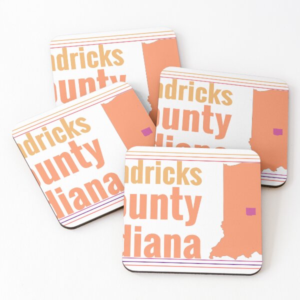 Item preview, Hendricks County Indiana Highlighted on State Map designed and sold by TheIconSmith.