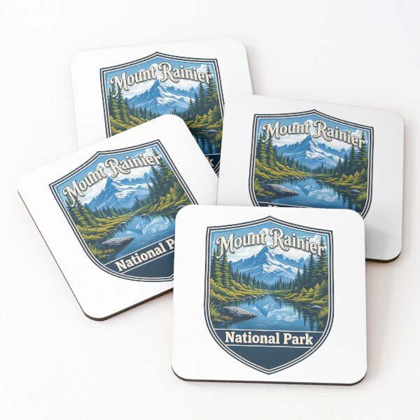Item preview, Mount Rainier National Park Travel Landscape designed and sold by FrontierCosmic.