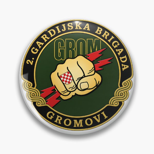 Item preview, 2nd Guards Brigade Gromovi | Croatian Military Emblem | Tribute Design designed and sold by BicbA-shophr.