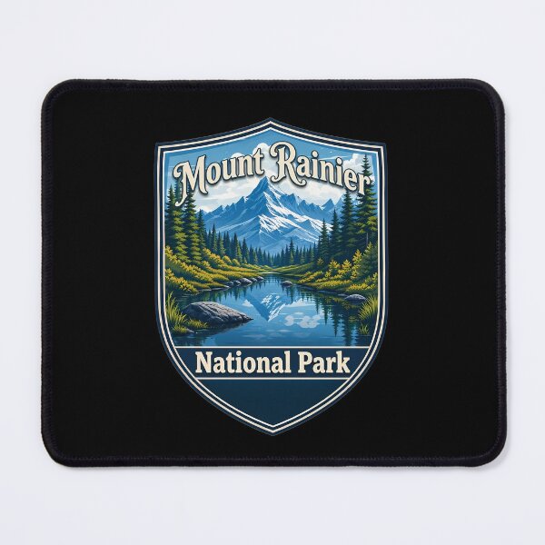 Item preview, Mount Rainier National Park Travel Landscape designed and sold by FrontierCosmic.