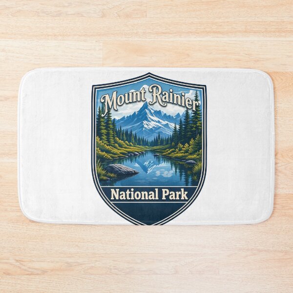 Item preview, Mount Rainier National Park Travel Landscape designed and sold by FrontierCosmic.