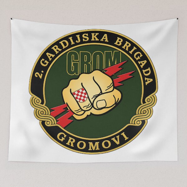 Item preview, 2nd Guards Brigade Gromovi | Croatian Military Emblem | Tribute Design designed and sold by BicbA-shophr.