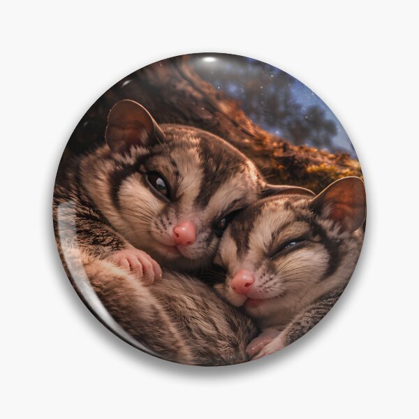 Item preview, Sugar Glider Cuddle Under the Stars designed and sold by OneStepFromArt.
