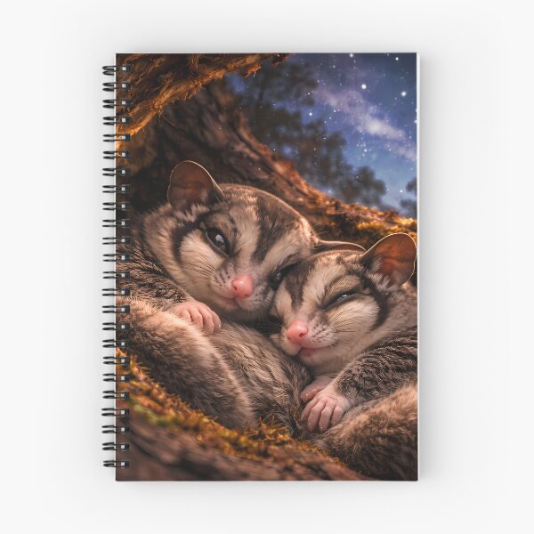 Item preview, Sugar Glider Cuddle Under the Stars designed and sold by OneStepFromArt.