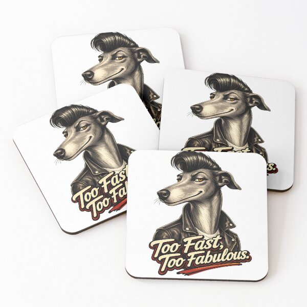 Item preview, Greyhound with pompadour hairstyle designed and sold by Janinevsart.