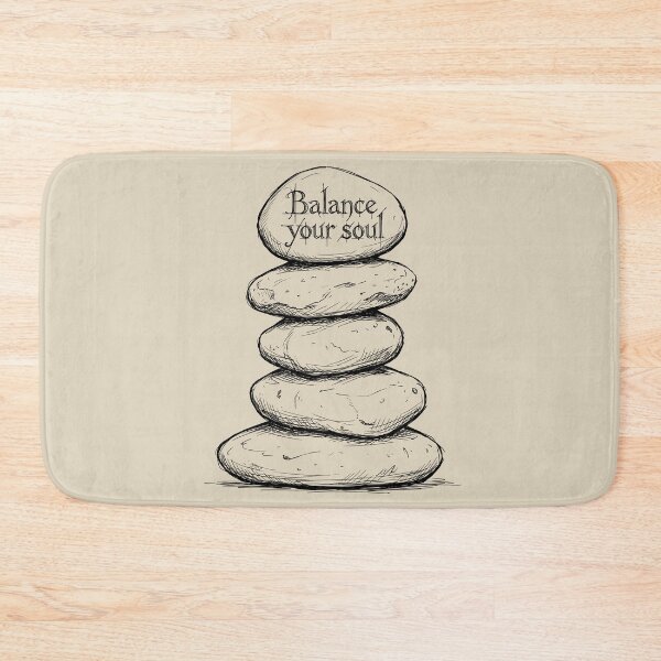Item preview, River Stone Stack - Back To Nature designed and sold by bapupa.