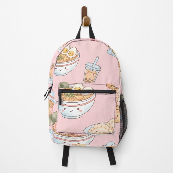 Item preview, Cute Kawaii Asian Treats Pattern | Ramen, Bao, Gyoza & Boba Tea designed and sold by BeataPrint.