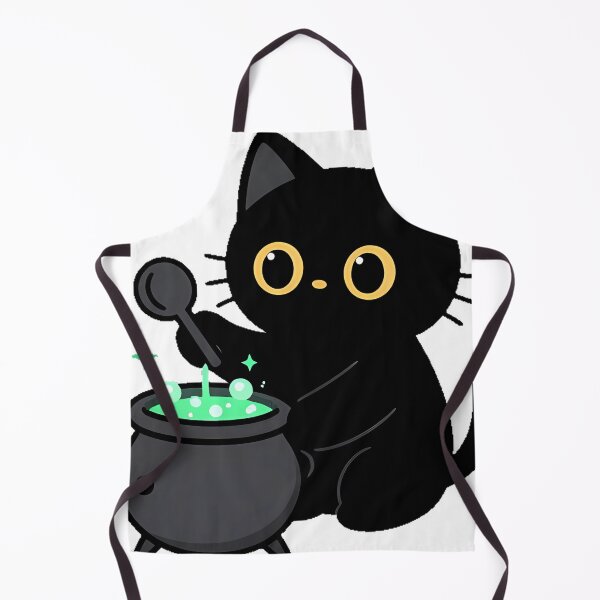 Item preview, Black Cat Cauldron Icon designed and sold by IllumeInk.