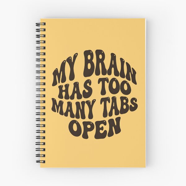 Item preview, My Brain Has Too Many Tabs Open Retro Groovy designed and sold by dreephic22.