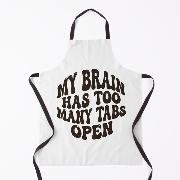 Item preview, My Brain Has Too Many Tabs Open Retro Groovy designed and sold by dreephic22.