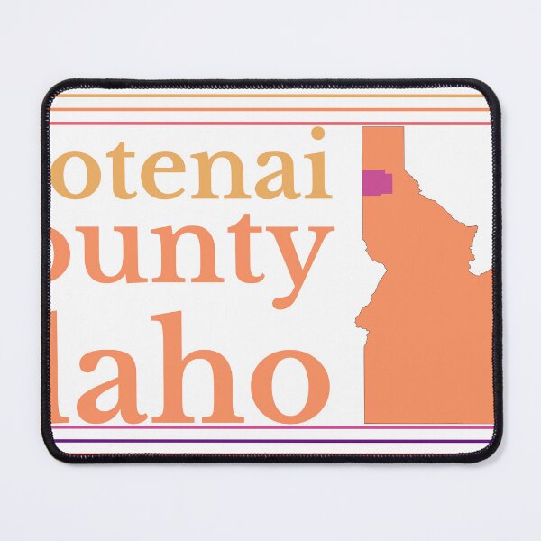 Item preview, Kootenai County Idaho Highlighted on State Map designed and sold by TheIconSmith.