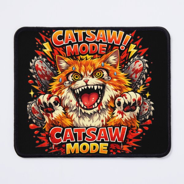 Item preview, Catsaw Mode Funny Cat Meme designed and sold by IMOBILYARI VibeCore.