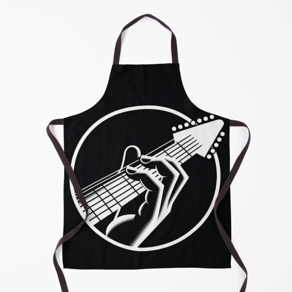 Item preview, Black and White Electric guitar logo designed and sold by JALNERVION SHOP.