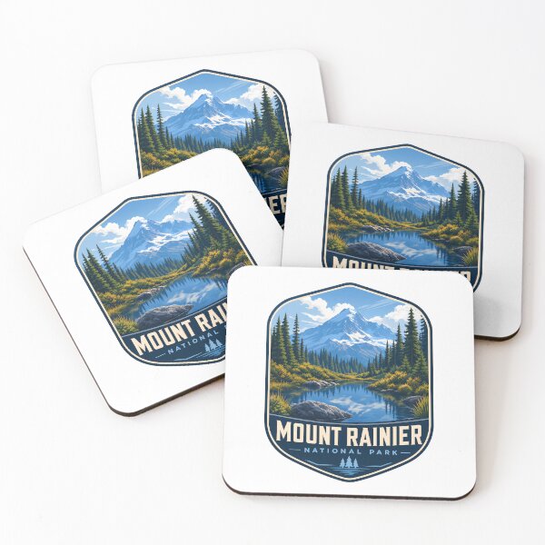 Item preview, Mount Rainier National Park Travel Landscape designed and sold by FrontierCosmic.