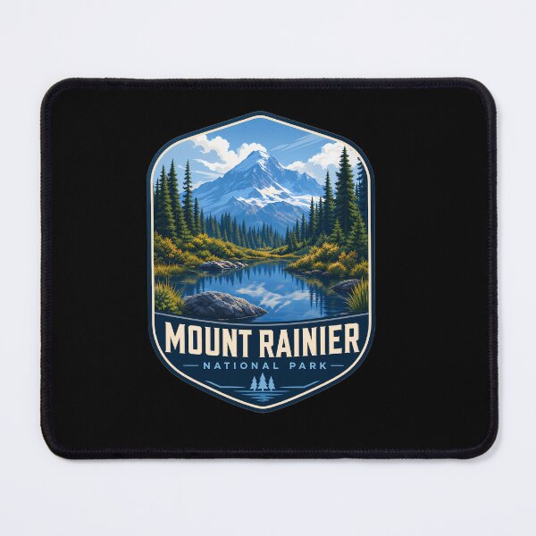 Item preview, Mount Rainier National Park Travel Landscape designed and sold by FrontierCosmic.