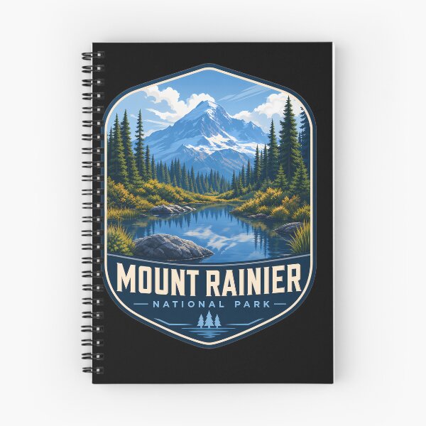 Item preview, Mount Rainier National Park Travel Landscape designed and sold by FrontierCosmic.