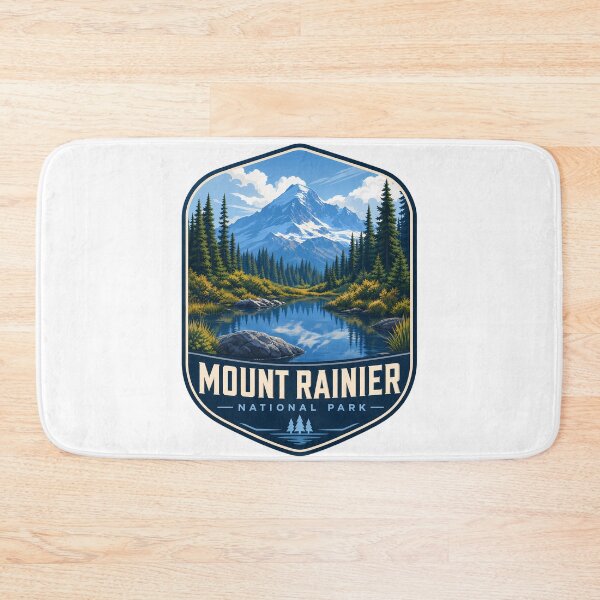 Item preview, Mount Rainier National Park Travel Landscape designed and sold by FrontierCosmic.