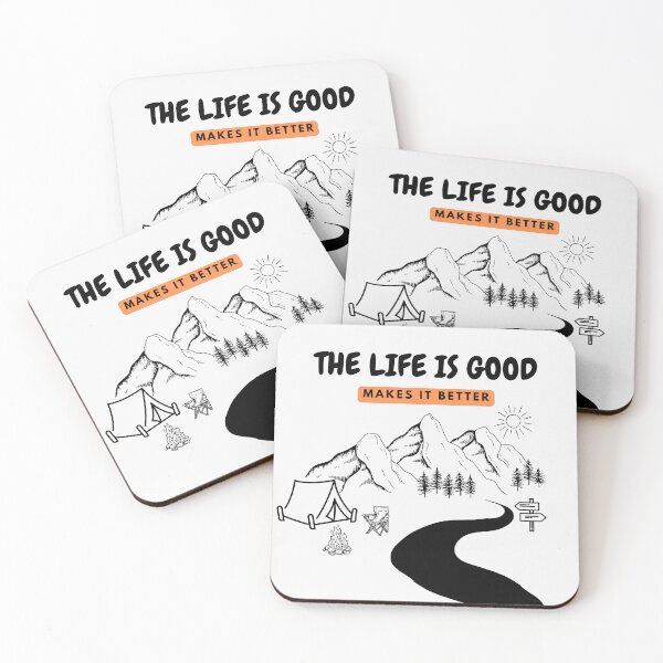 Item preview, The Life is Good - Outdoor Adventure Art designed and sold by EsmArtUniverse.