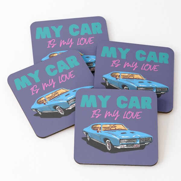 Item preview, My Car is My Love - Classic Muscle Car Art designed and sold by EsmArtUniverse.