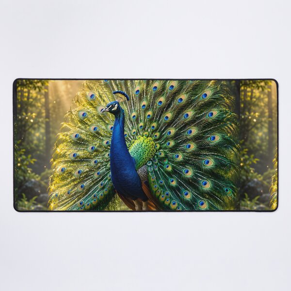 Item preview, Majestic Peacock Forest Wildlife Art designed and sold by hutofdesigns.