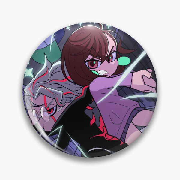 Item preview, Okarun and Momo Energy Action Pose designed and sold by PRINTATSTUDIO.