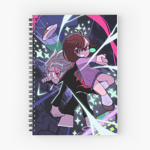Item preview, Okarun and Momo Energy Action Pose designed and sold by PRINTATSTUDIO.