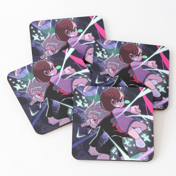 Item preview, Okarun and Momo Energy Action Pose designed and sold by PRINTATSTUDIO.