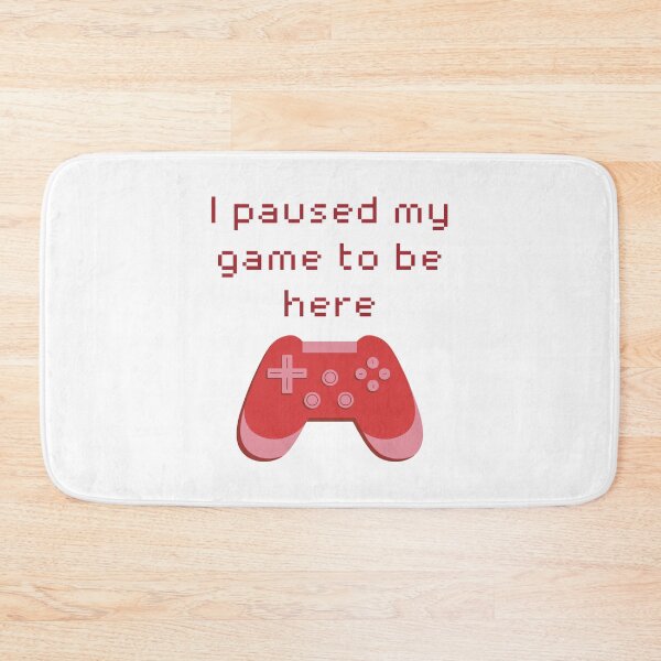 Item preview, I Paused My Game to Be Here Red Game Controller designed and sold by winterpumpkin.