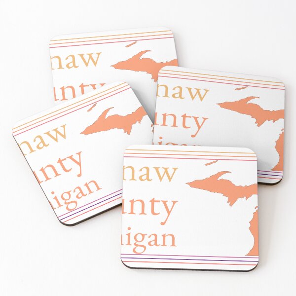 Item preview, Saginaw County Michigan Highlighted on State Map designed and sold by TheIconSmith.