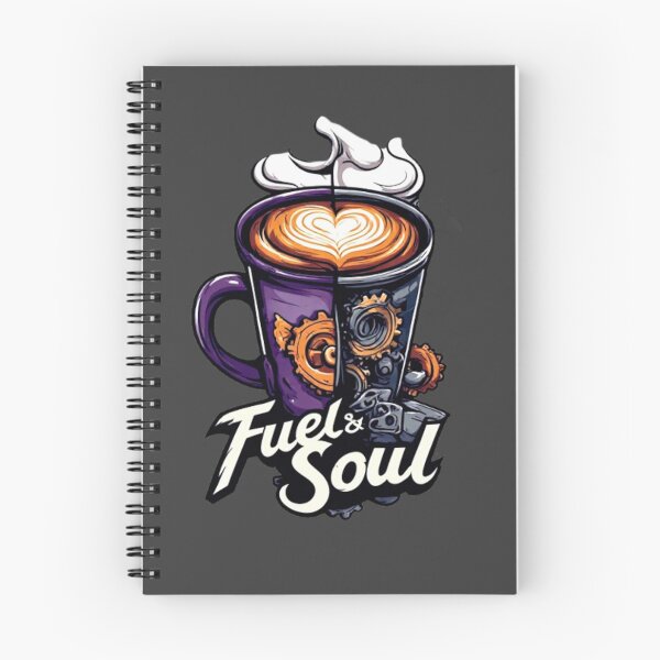 Item preview, Fuel & Soul Steampunk Coffee Mug Heart Latte Barista Art 03 designed and sold by Shift-Bloom.