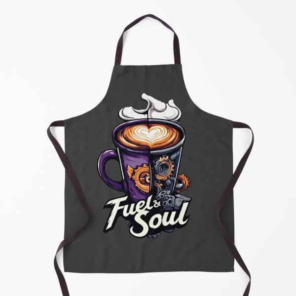 Item preview, Fuel & Soul Steampunk Coffee Mug Heart Latte Barista Art 03 designed and sold by Shift-Bloom.