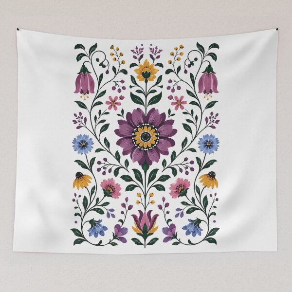 Aperçu de l'œuvre Jardin de fleurs d'art populaire créée et vendue par PetalGarden.