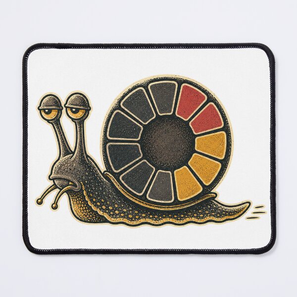 Item preview, Buffering Snail – Slow Loading Creature designed and sold by yagniikd-.